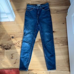 Everlane way high skinny jeans, 27 ankle